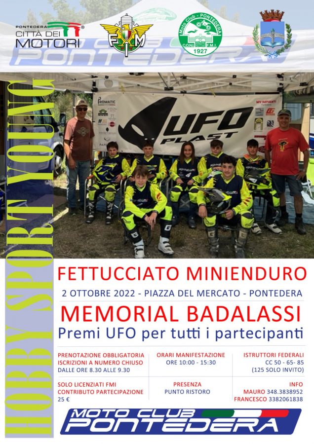 Corso hobby sport Minienduro motoclub Pontedera 2 ottobre