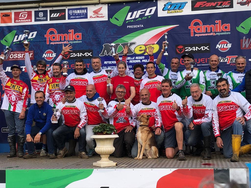 Toscana vince il Trofeo delle Regioni Motocross Epoca 2022